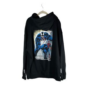 Bait x Marvel Men’s Venom Stance Black Graphic Hoodie